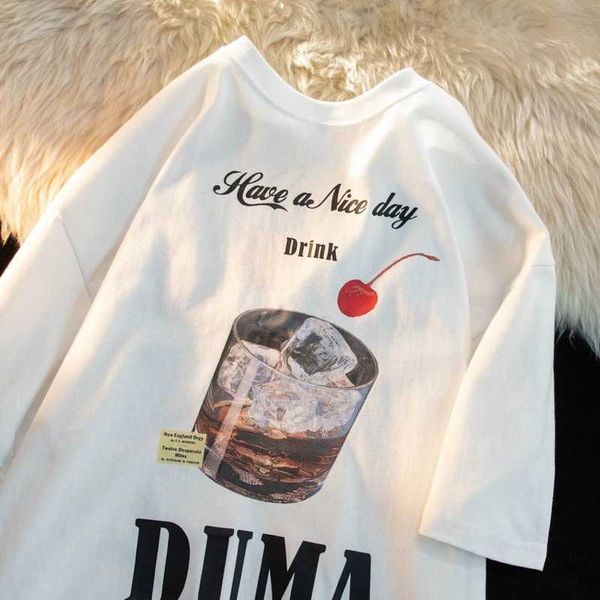 women's t-shirt ins streetwear summer cool iced cherries drinks funny t shirts loose casual cotton tee hip hop goth men women y2k larg, White
women's t-shirt ins streetwear summer cool iced cherries drinks funny t shirts loose casual cotton tee hip hop goth men women y2k larg, White