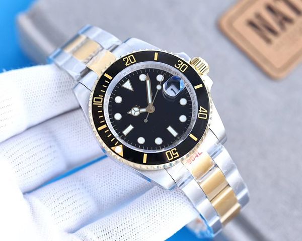 with box mens movement watches watch 40mm 116610 black dial automatic mechanical fashion classic style stainless steel waterproof luminous w, Slivery;brown
with box mens movement watches watch 40mm 116610 black dial automatic mechanical fashion classic style stainless steel waterproof luminous w, Slivery;brown