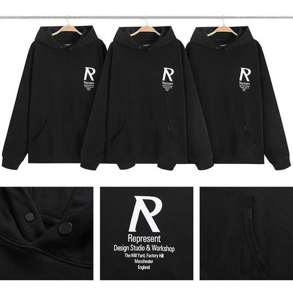 2023 men's and women's hoodies fashion western european brand designer represne autumn winter slogan letter print high street sign, Black
2023 men's and women's hoodies fashion western european brand designer represne autumn winter slogan letter print high street sign, Black