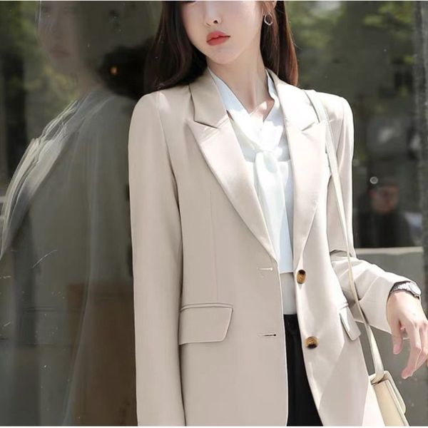 women's suits blazers blazer women's elegant professional fashion jacket korean autumn loose casual vintage solid color single-bre, White;black
women's suits blazers blazer women's elegant professional fashion jacket korean autumn loose casual vintage solid color single-bre, White;black