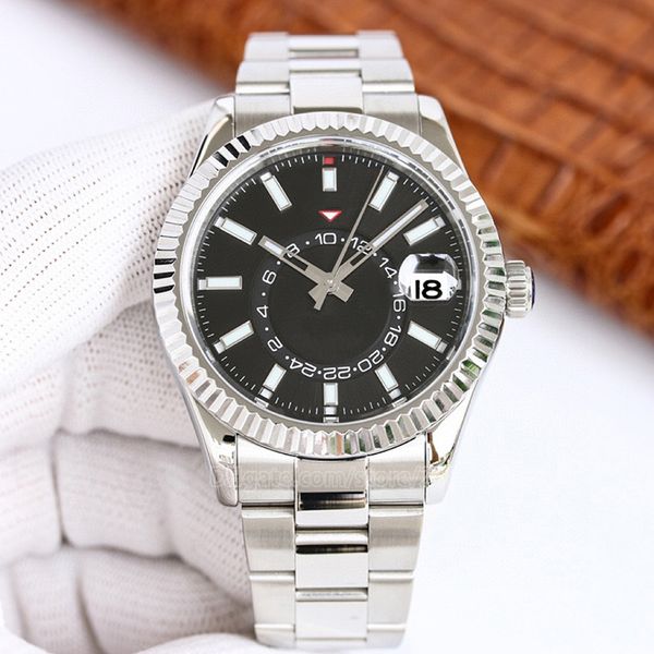 mens automatic mechanical ceramics watches oyster bracelet 41mm full stainless steel swim wristwatches sapphire luminous watch business casu, Slivery;brown
mens automatic mechanical ceramics watches oyster bracelet 41mm full stainless steel swim wristwatches sapphire luminous watch business casu, Slivery;brown