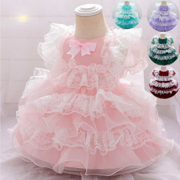 girl's dresses lolita bow baby girl dress newborns flower baptism dress for girls first 1 year birthday party wedding dress baby clothe, Red;yellow
girl's dresses lolita bow baby girl dress newborns flower baptism dress for girls first 1 year birthday party wedding dress baby clothe, Red;yellow