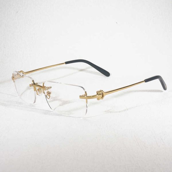 vintage rimless square glasses men shade metal frame women for reading new fashion factory sun glasses 70%off, White;black
vintage rimless square glasses men shade metal frame women for reading new fashion factory sun glasses 70%off, White;black