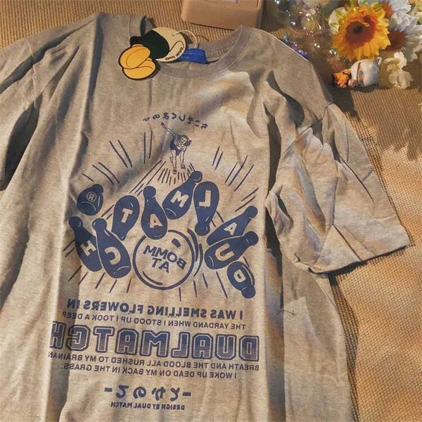 women's t-shirt american retro cute cartoon print short-sleeved female ins korean version of harajuku oversized loose half-sleeved t-sh, White
women's t-shirt american retro cute cartoon print short-sleeved female ins korean version of harajuku oversized loose half-sleeved t-sh, White
