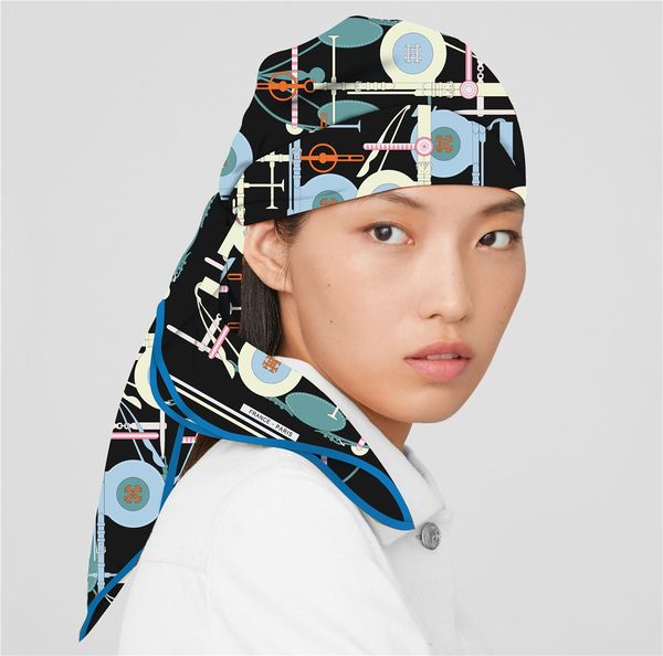 ladies scarf orange 90*90cm large square designer multi-color headscarf with a variety of suspender bib belly pocket french favorite, Blue;gray
ladies scarf orange 90*90cm large square designer multi-color headscarf with a variety of suspender bib belly pocket french favorite, Blue;gray