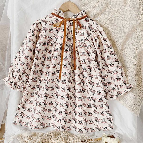 girl's dresses 2023 new spring autumn kids long sleeve floral dress for girls baby korean style loose retro dress kids children clothin, Red;yellow
girl's dresses 2023 new spring autumn kids long sleeve floral dress for girls baby korean style loose retro dress kids children clothin, Red;yellow