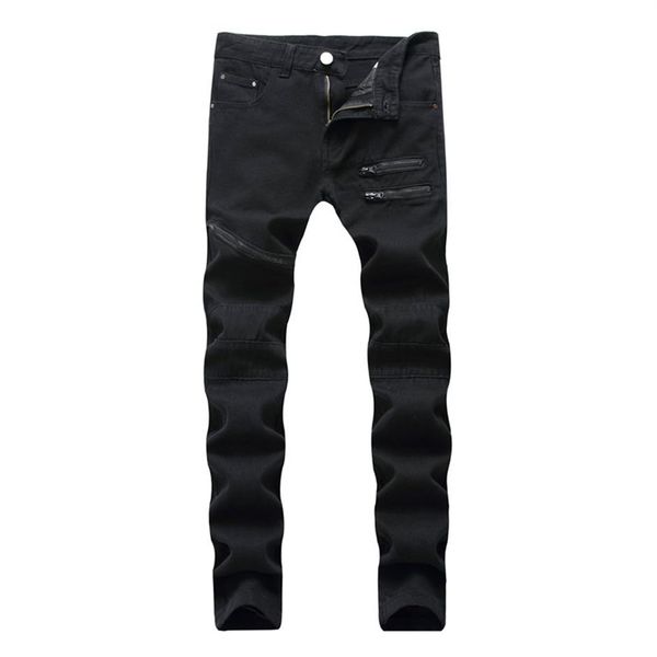 men jeans straight casual jeans fashion design slim elasticity men pants zipper white red black long trousers ts009245u, Blue
men jeans straight casual jeans fashion design slim elasticity men pants zipper white red black long trousers ts009245u, Blue