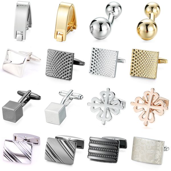cuff links metal cufflinks hand carved laser smooth cuff links golden silvery black cuff button successful men s jewelry gift 230223, Silver
cuff links metal cufflinks hand carved laser smooth cuff links golden silvery black cuff button successful men s jewelry gift 230223, Silver