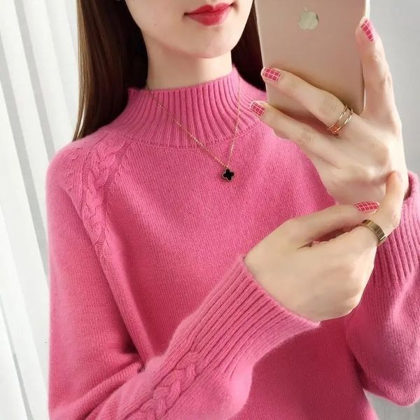 women's sweaters knitted turtleneck women autumn winter ladies korean sweater pullover female long sleeve jumper green red clothing 23, White;black
women's sweaters knitted turtleneck women autumn winter ladies korean sweater pullover female long sleeve jumper green red clothing 23, White;black