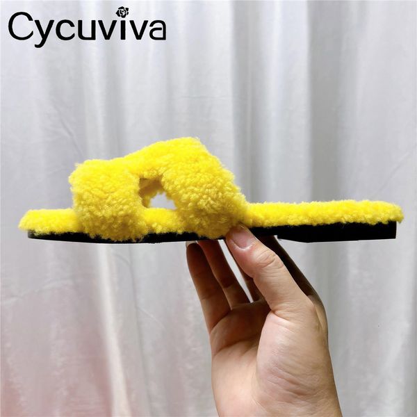 slippers autumn brand platform wool slides fashion flat women mules holiday beach shoes for woman fur sandalias mujer 230223, Black
slippers autumn brand platform wool slides fashion flat women mules holiday beach shoes for woman fur sandalias mujer 230223, Black