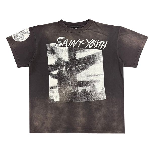hip hop tees t shirts mens vintage saint printed t-shirts polos casual cotton shirt shorts sleeve clothes tshirts, Black;brown
hip hop tees t shirts mens vintage saint printed t-shirts polos casual cotton shirt shorts sleeve clothes tshirts, Black;brown