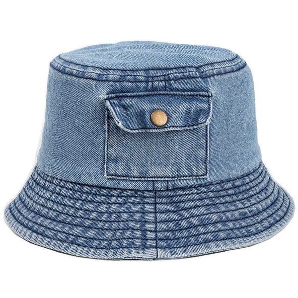 wide brim hats 2023 summer fisherman hat vintage denim bucket hats outdoor men women washed cotton panama hat hip hop gorros bob hat sun l23, Blue;gray
wide brim hats 2023 summer fisherman hat vintage denim bucket hats outdoor men women washed cotton panama hat hip hop gorros bob hat sun l23, Blue;gray