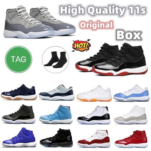 jumpman 11 basketball shoes 11s men sneakers for women with box designers cap and gown high concord platinum tint barons legend blue anniver
jumpman 11 basketball shoes 11s men sneakers for women with box designers cap and gown high concord platinum tint barons legend blue anniver