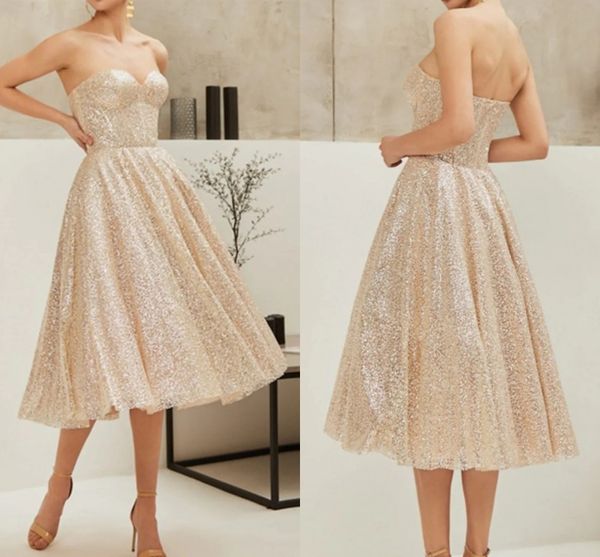 a-line sparkle short prom party dress strapless sleeveless corsets knee length sequined formal gowns graduation cocktail wear vestidos de fe, Black
a-line sparkle short prom party dress strapless sleeveless corsets knee length sequined formal gowns graduation cocktail wear vestidos de fe, Black