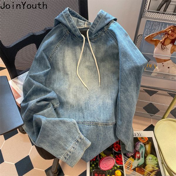 womens jackets vintage for women fashion denim sweatshirts hooded casual streetwear oversized coat korean y2k ropa mujer 230223, Black;brown
womens jackets vintage for women fashion denim sweatshirts hooded casual streetwear oversized coat korean y2k ropa mujer 230223, Black;brown