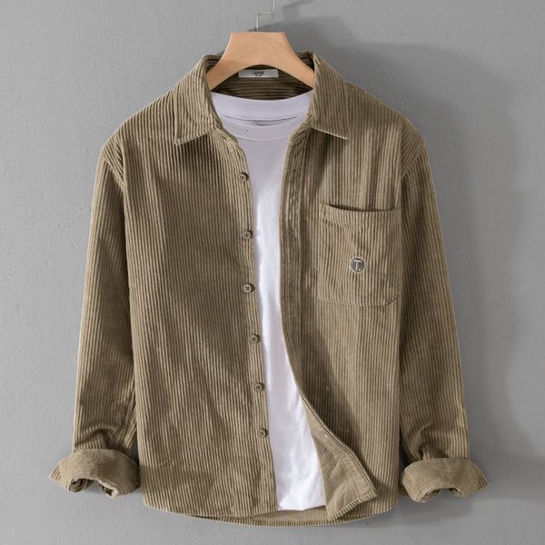 men's casual shirts autumn winter corduroy long sleeved shirt men solid color casual loose coat all-match fashion men's clothes 23, White;black
men's casual shirts autumn winter corduroy long sleeved shirt men solid color casual loose coat all-match fashion men's clothes 23, White;black