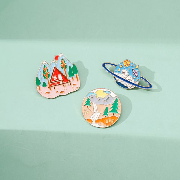 cartoon sunrise wave brooch 3pc set ins mountains and waters forest hut stars sea alloy badge gold plated student clothing schoolbag lovely, Gray
cartoon sunrise wave brooch 3pc set ins mountains and waters forest hut stars sea alloy badge gold plated student clothing schoolbag lovely, Gray