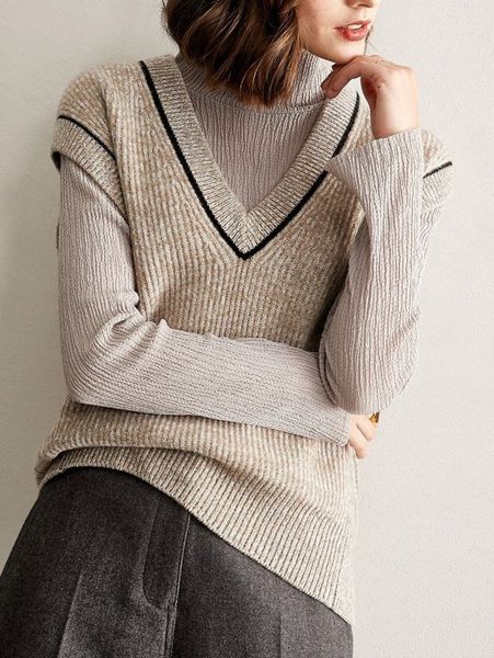 women's tanks camis in autumn and winter thick warm versatile foreign style vneck vest with 7pin inside female 230223, White
women's tanks camis in autumn and winter thick warm versatile foreign style vneck vest with 7pin inside female 230223, White