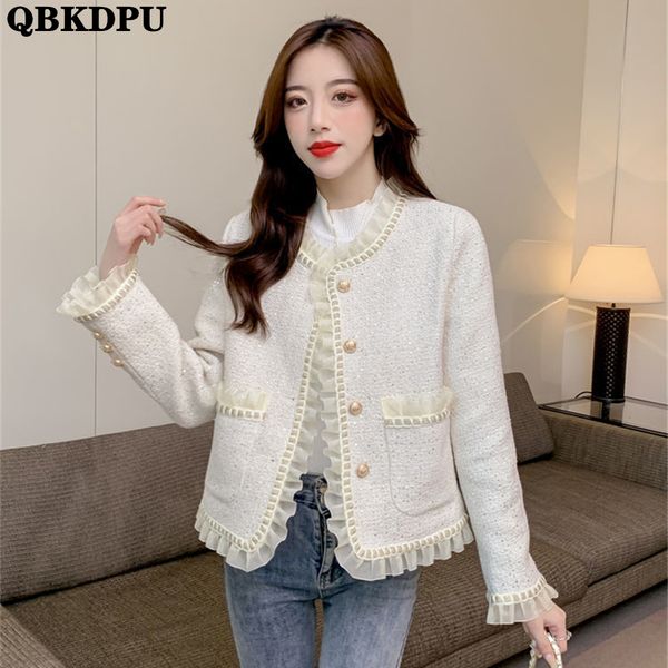 womens jackets chic elegant woman tweed jacket spring korean vintage short coats single breasted slim outwear streetwear chaqueta crop 23022, Black;brown
womens jackets chic elegant woman tweed jacket spring korean vintage short coats single breasted slim outwear streetwear chaqueta crop 23022, Black;brown