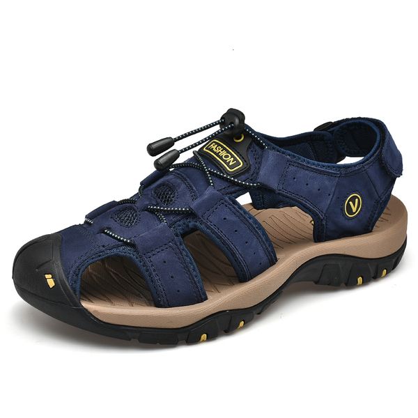 sandals classic men's sandals summer soft sandals comfortable mens shoes genuine leather sandals big size soft outdoor casual shoes men, Black
sandals classic men's sandals summer soft sandals comfortable mens shoes genuine leather sandals big size soft outdoor casual shoes men, Black