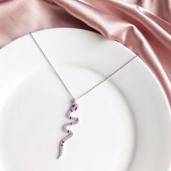 designer necklace luxury fashion serpentine diamond necklace europe and america unique personality gift girl girlfriend birthday party witho, Silver
designer necklace luxury fashion serpentine diamond necklace europe and america unique personality gift girl girlfriend birthday party witho, Silver