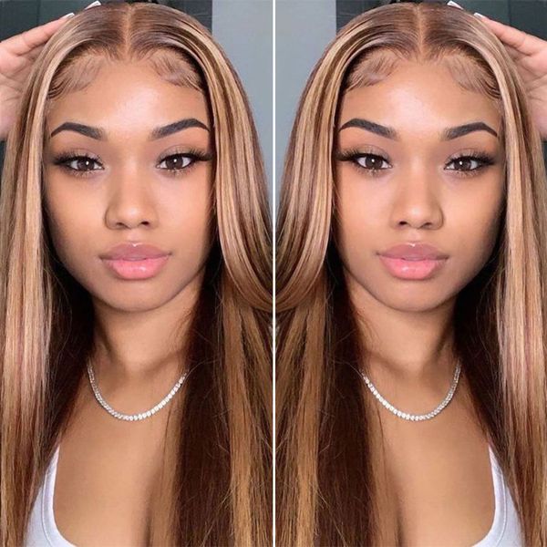 highlight wig colored human hair wigs for women 30 inch straight lace front wigs tpart hd lace frontal wig, Black
highlight wig colored human hair wigs for women 30 inch straight lace front wigs tpart hd lace frontal wig, Black
