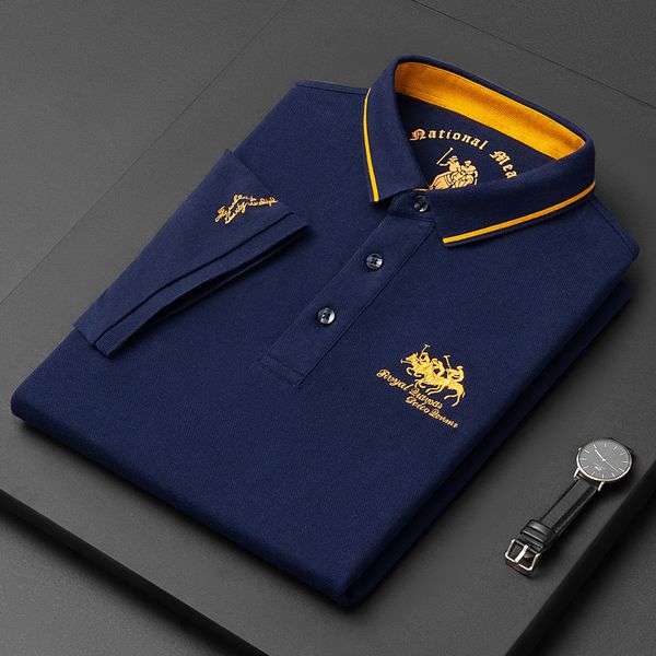 men's polos highend brand cotton fashion embroidered polo shirt men's summer casual business shortsleeved lapel trend 230223, White;black
men's polos highend brand cotton fashion embroidered polo shirt men's summer casual business shortsleeved lapel trend 230223, White;black