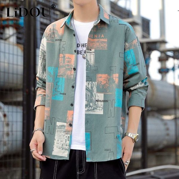 men's casual shirts autumn winter print fashion letter y2k blouse man long sleeve loose casual all match male shirt korean trend street, White;black
men's casual shirts autumn winter print fashion letter y2k blouse man long sleeve loose casual all match male shirt korean trend street, White;black
