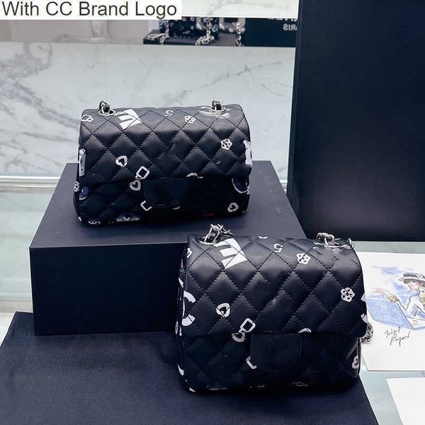 luxury cc shoulder bags classic cf print graffiti mini flap shoulder bag france brand quilted matelasse adjustable chain women crossbody han
luxury cc shoulder bags classic cf print graffiti mini flap shoulder bag france brand quilted matelasse adjustable chain women crossbody han