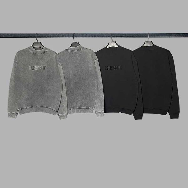 2023 men's and women's hoodies fashion western european brand designer represne high street embroidered coat round neck loose pull, Black
2023 men's and women's hoodies fashion western european brand designer represne high street embroidered coat round neck loose pull, Black