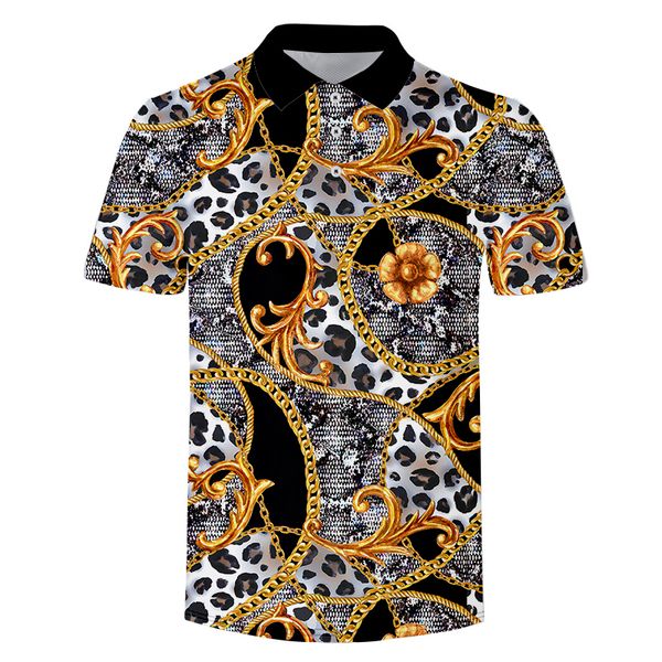 men's polos summer golden luxury snake skin short sleeve harajuku 3d printed tshirt hip hop polo shirt oversized sports 230223, White;black 
men's polos summer golden luxury snake skin short sleeve harajuku 3d printed tshirt hip hop polo shirt oversized sports 230223, White;black