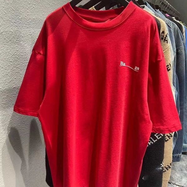 designer t shirt balanciagas spring summer coke wave letter round neck cotton short sleeve loose version men's and women's red, White;black
designer t shirt balanciagas spring summer coke wave letter round neck cotton short sleeve loose version men's and women's red, White;black