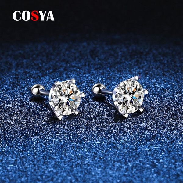 stud cosya 925 sterling silver 0.3-2ct screw stud earrings drop 6 prong diamond d gra for women wedding party fine jewelry 230223, Golden;silver
stud cosya 925 sterling silver 0.3-2ct screw stud earrings drop 6 prong diamond d gra for women wedding party fine jewelry 230223, Golden;silver