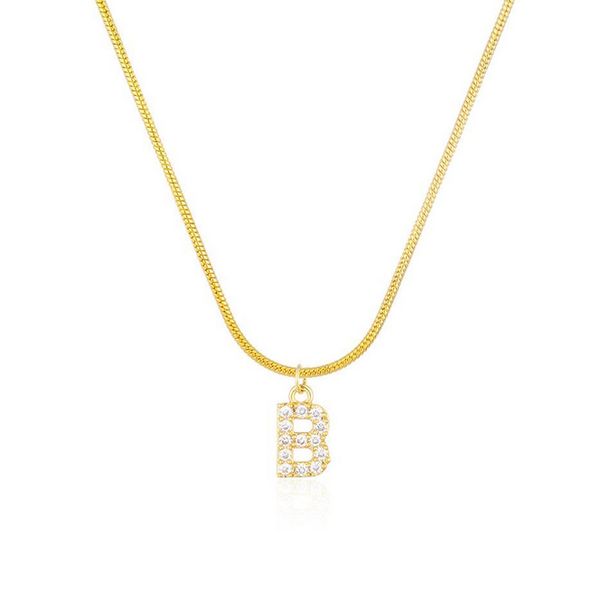 inlaid zircon pendant necklaces letter initial pendant necklace for women gold chain cute charms collier alphabet necklaces jewelry friends, Silver
inlaid zircon pendant necklaces letter initial pendant necklace for women gold chain cute charms collier alphabet necklaces jewelry friends, Silver