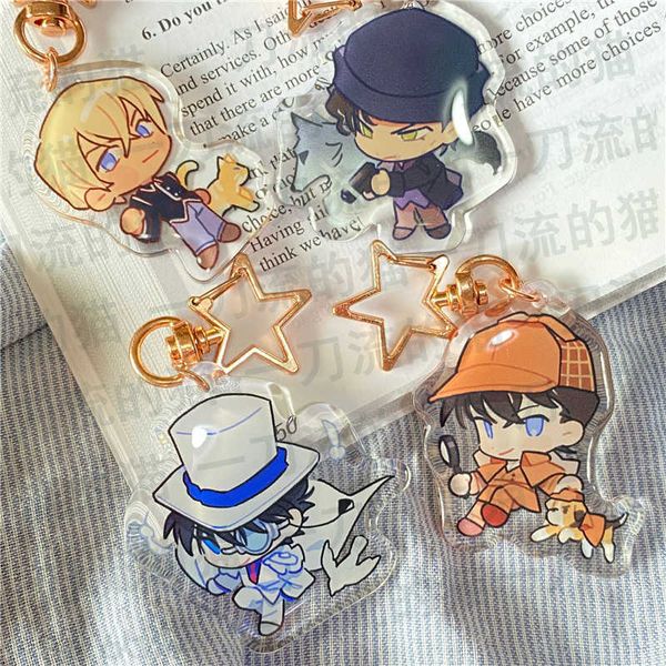 key rings anime detective conan kuroba kaito akai shuichi kudou shinichi kuroba kaito acrylic pendant toy keychain cartoon bag keyring j2302, Slivery;golden
key rings anime detective conan kuroba kaito akai shuichi kudou shinichi kuroba kaito acrylic pendant toy keychain cartoon bag keyring j2302, Slivery;golden