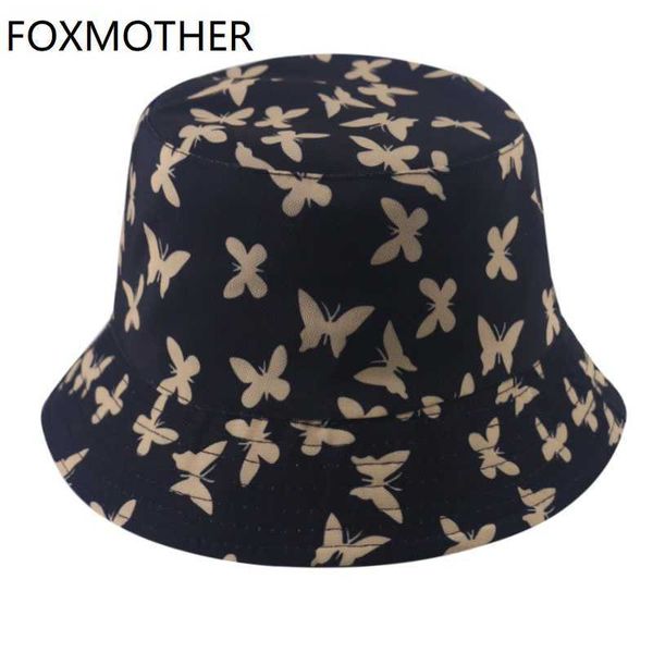 wide brim hats mother 2021 new fashion reversible black butterfly print bucket hats bob fisherman caps women ladies gorras l230222, Blue;gray
wide brim hats mother 2021 new fashion reversible black butterfly print bucket hats bob fisherman caps women ladies gorras l230222, Blue;gray