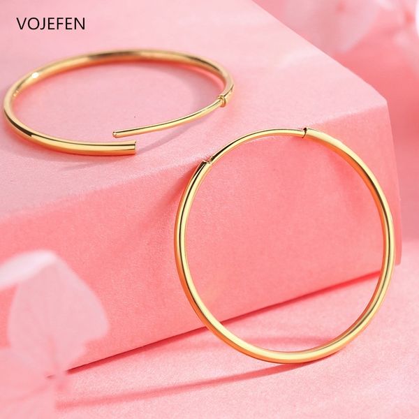 stud vojefen genuine au750 real 18k gold hoops jewelry women s round earrings charms golden earing circle for women jewellery trend 230223, Golden;silver
stud vojefen genuine au750 real 18k gold hoops jewelry women s round earrings charms golden earing circle for women jewellery trend 230223, Golden;silver