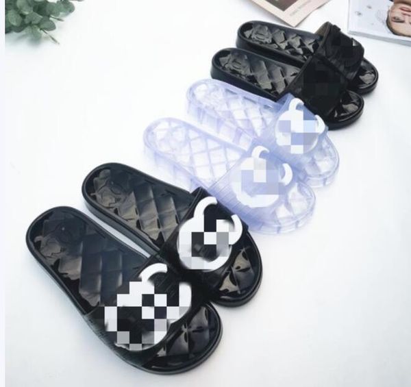 23women designer slippers transparent pvc jelly sandals womens letter printed luxury summer slipper slides silicone lady flip flops flat sho, Black
23women designer slippers transparent pvc jelly sandals womens letter printed luxury summer slipper slides silicone lady flip flops flat sho, Black