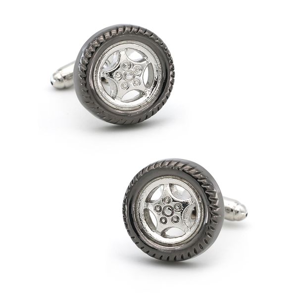 cuff links auto design automobile car tire links for men quality copper material gunblack color wholesale retail 230223, Silver
cuff links auto design automobile car tire links for men quality copper material gunblack color wholesale retail 230223, Silver