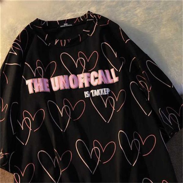 women's t-shirt fully printed tie-dye love printed short-sleeved t-shirt women loose oversized 2021 new harajuku casual cute ins clothe, White
women's t-shirt fully printed tie-dye love printed short-sleeved t-shirt women loose oversized 2021 new harajuku casual cute ins clothe, White