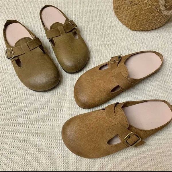 luxury slippers designer birkinstocks sandals boken puts on real leather bag and half slippers women's soft bottom korean version briti, Black
luxury slippers designer birkinstocks sandals boken puts on real leather bag and half slippers women's soft bottom korean version briti, Black