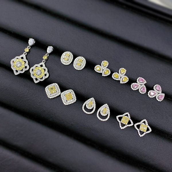 charm z diamond stud earring 100% real 925 sterling silver promise wedding earrings for women engagement party jewelry gift, Golden;silver
charm z diamond stud earring 100% real 925 sterling silver promise wedding earrings for women engagement party jewelry gift, Golden;silver