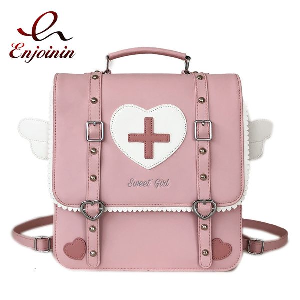 waist bags cute lolita japanese style backpack for young girls kawaii uniform school small travel wings daypack women ita purse 230223
waist bags cute lolita japanese style backpack for young girls kawaii uniform school small travel wings daypack women ita purse 230223