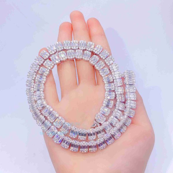 designer jewelry alereal 925 sterling silver 9mm tennis chain baguette diamond moissanite chain hip hop
designer jewelry alereal 925 sterling silver 9mm tennis chain baguette diamond moissanite chain hip hop