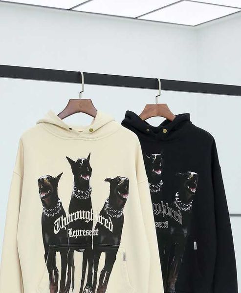2023 men's and women's hoodies fashion western european brand designer represne high street doberman print vtg wash used little lo, Black
2023 men's and women's hoodies fashion western european brand designer represne high street doberman print vtg wash used little lo, Black