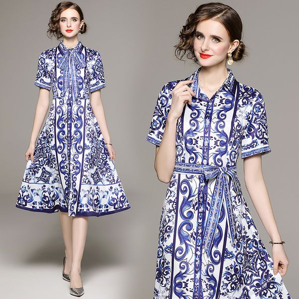 2023 retro floral dresses summer robe short sleeve women designer birthday dinner lace up bow slim midi dress holiday sweet girl party frock, Black;gray
2023 retro floral dresses summer robe short sleeve women designer birthday dinner lace up bow slim midi dress holiday sweet girl party frock, Black;gray