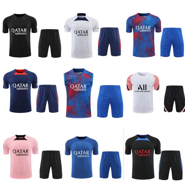 2022 psgs soccer tracksuit chandal futbol kits half zip tracksuit football men survetement mbappe hakimi tuta marquinhos verratti messis sho, Black
2022 psgs soccer tracksuit chandal futbol kits half zip tracksuit football men survetement mbappe hakimi tuta marquinhos verratti messis sho, Black