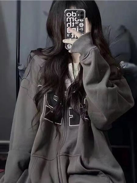 women's hoodies sweatshirts deeptown vintage zip up women harajuku oversized fleece grunge casual long sleeve jackets y2k aesthetic 23, Black
women's hoodies sweatshirts deeptown vintage zip up women harajuku oversized fleece grunge casual long sleeve jackets y2k aesthetic 23, Black