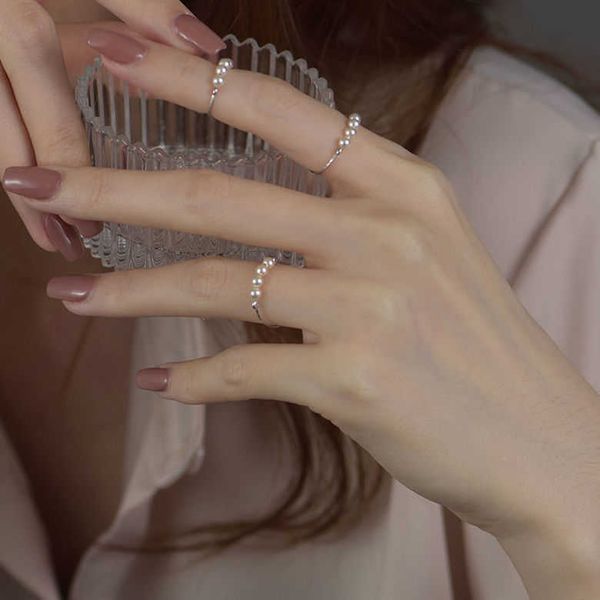925 sterling silver pearl ring female minority cool wind advanced ins damp index finger opening adjustable joint tail ring
925 sterling silver pearl ring female minority cool wind advanced ins damp index finger opening adjustable joint tail ring