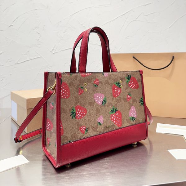 the tote bag designer tote bages women handbag designers womens fashion classic large capacity lady strawberry pattern handbags
the tote bag designer tote bages women handbag designers womens fashion classic large capacity lady strawberry pattern handbags